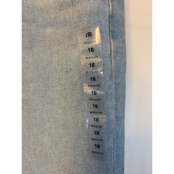 American Eagle Womens Super High-Rise Flare Jeans Size 18 Light Wash RP10499 - Picture 9 of 10